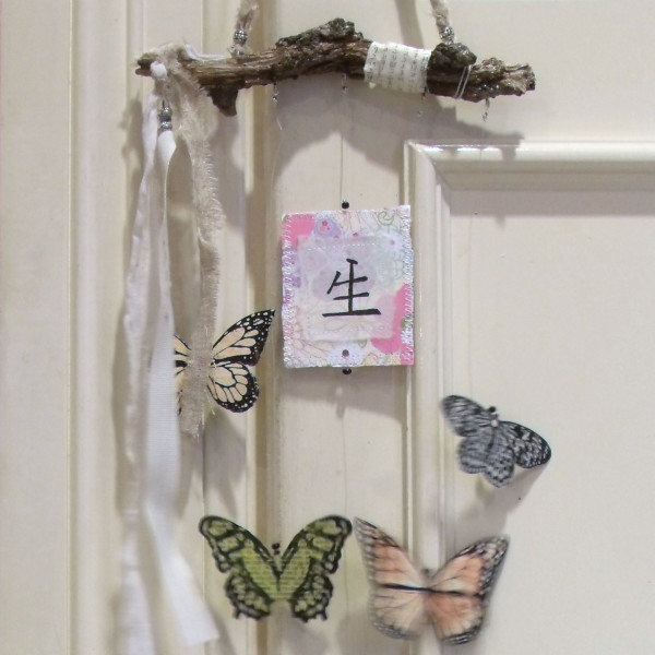 butterfly blessing hanging